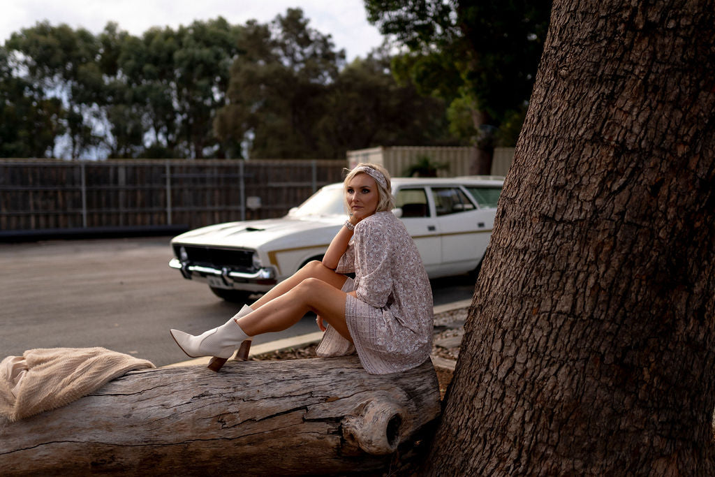 Boho Mini Swing Dress - Hollie