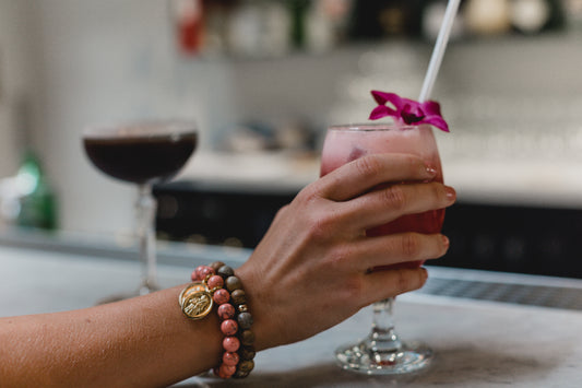 Crystal Bracelet in CORAL MAGNESITE, crystal-jewellery-for-gifts