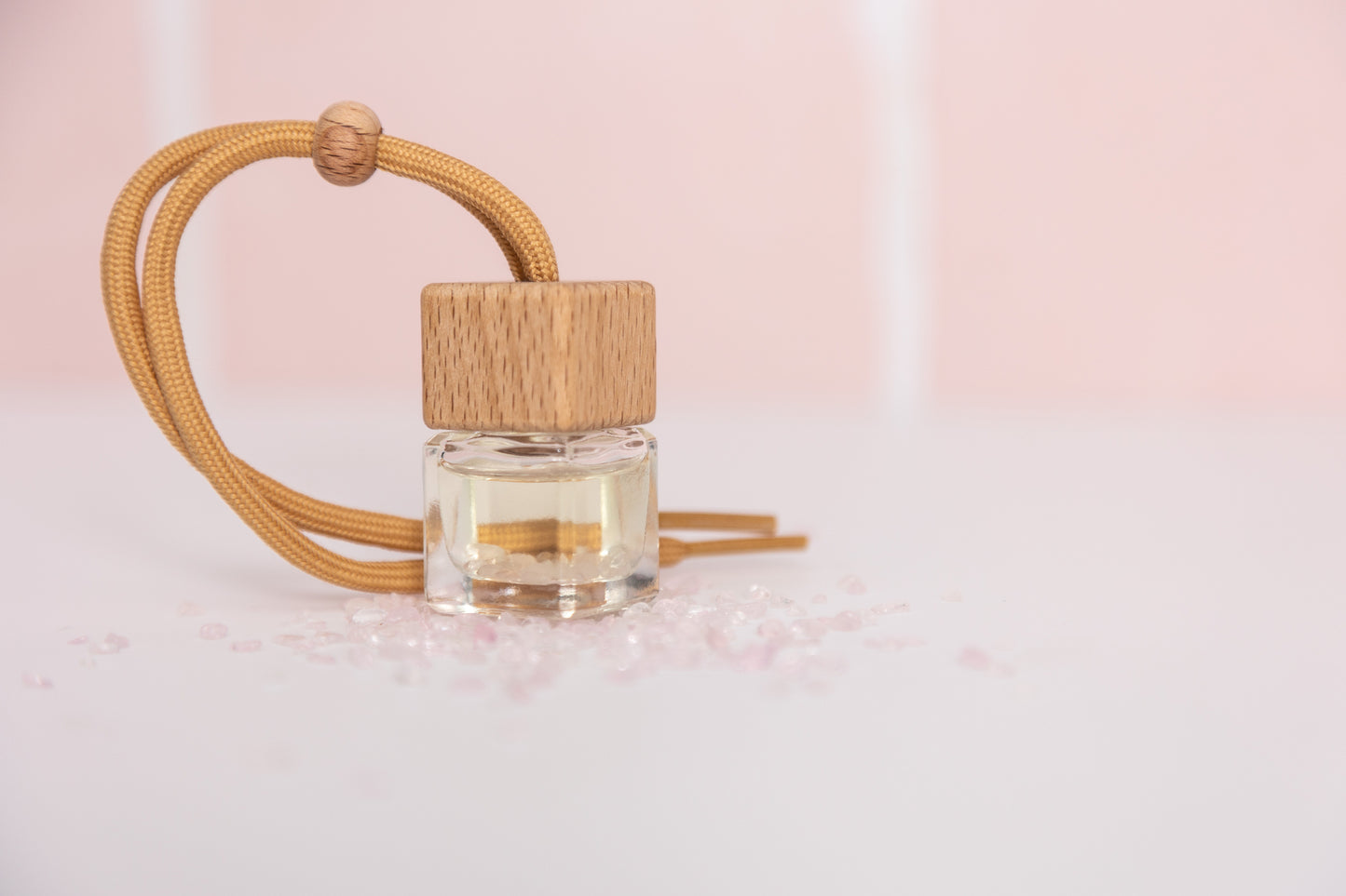 LWK mini car diffuser, rose quartz, love