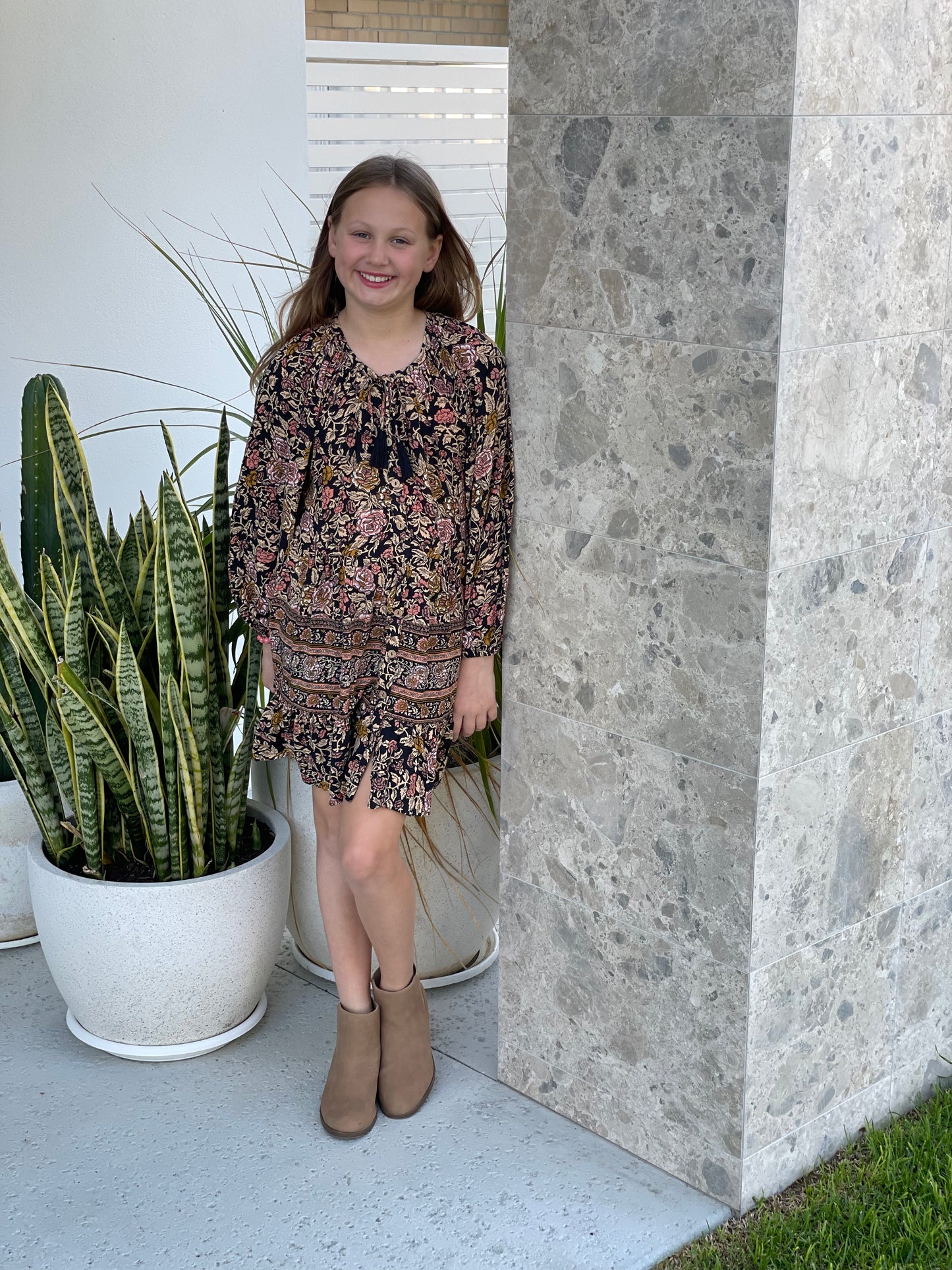 Boho Girls Dress - Kezia mini