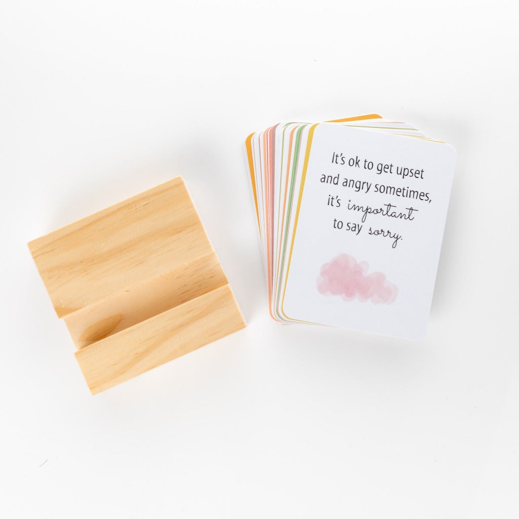 minimalist kids affirmation cards; love and positivity; daily affirmation cards, Australian boho shop