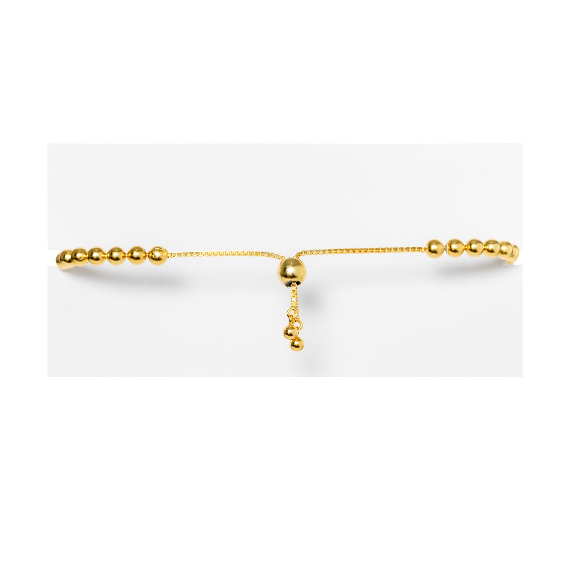 back side cord clasp of gold be kind ball chain bracelet
