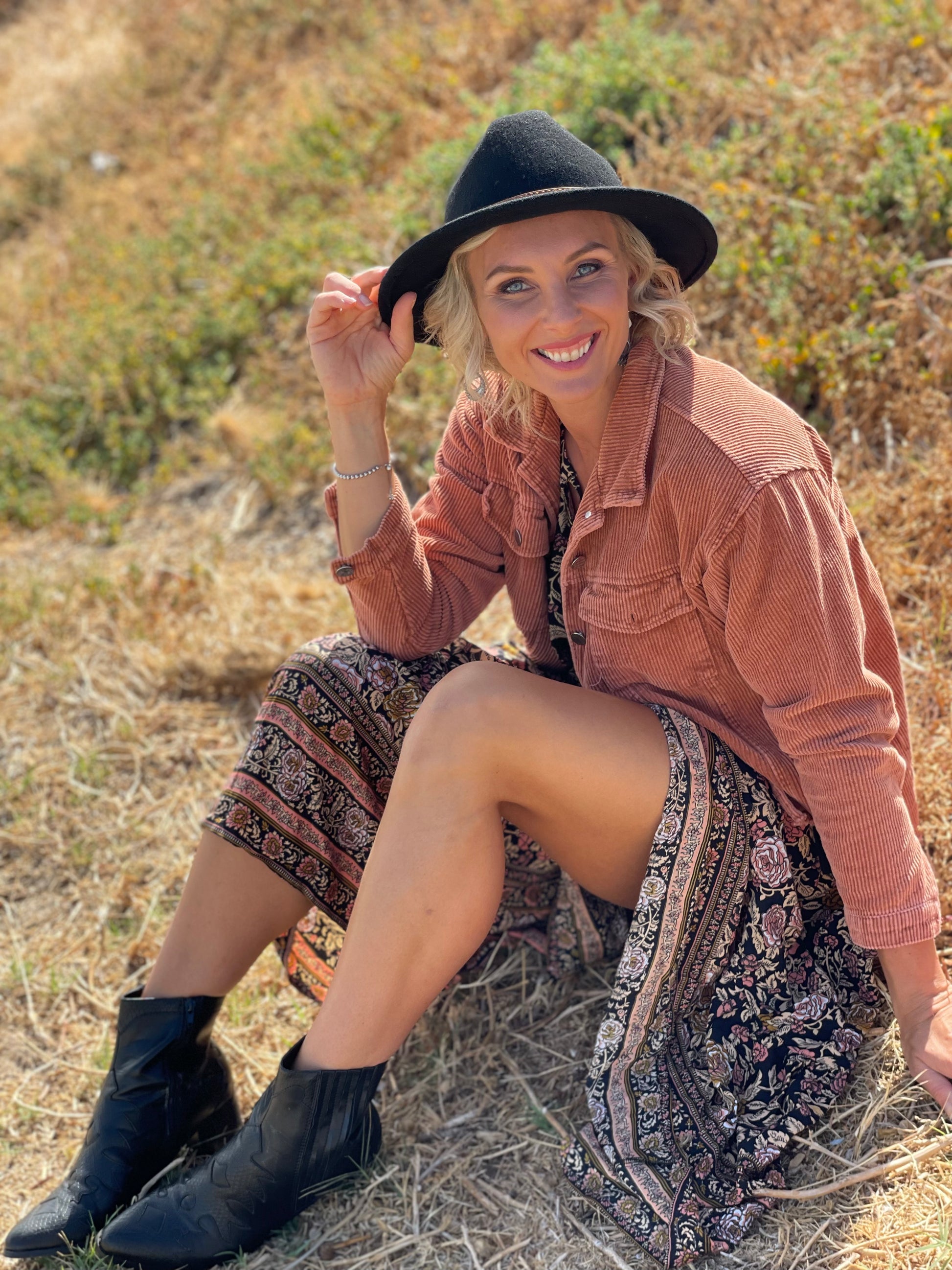 Kezia Black Floral Boho Dress, Laced with Kindness, Boho dress, Australian boho shop