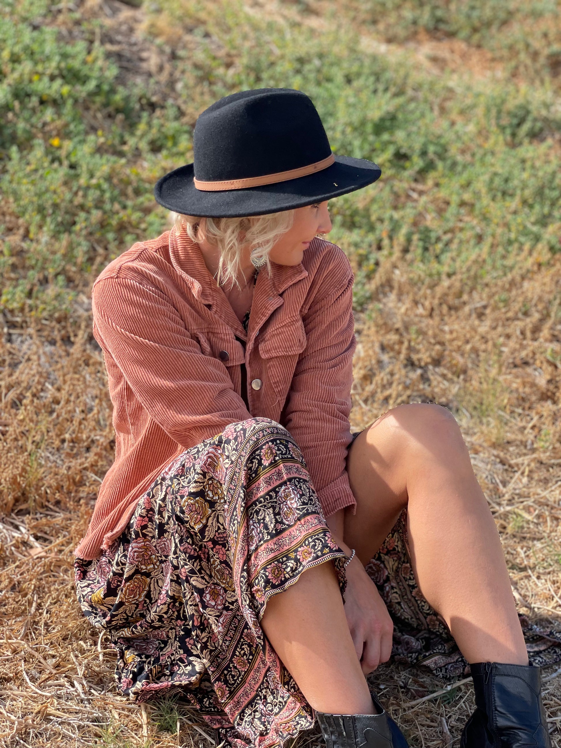 Kezia Black Floral Boho Dress, Laced with Kindness, Boho dress, Australian boho shop