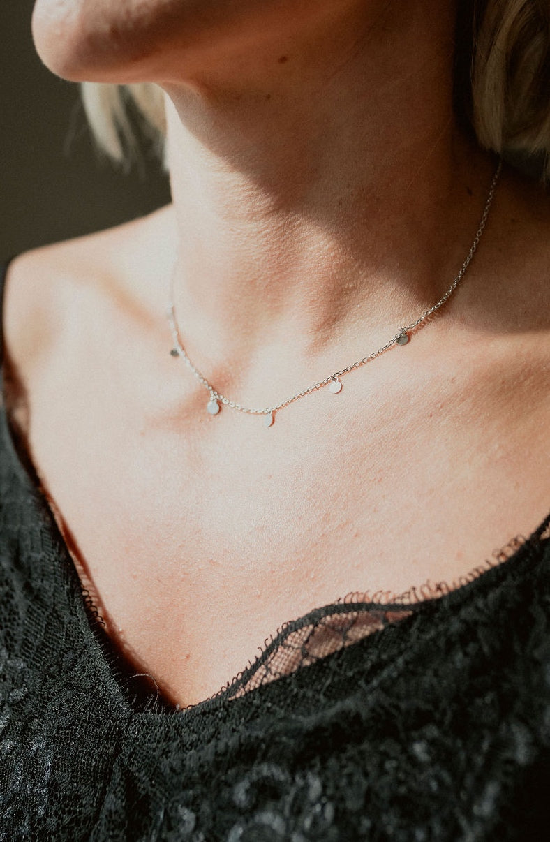 Circle of Life Necklace, Silver, Laced with Kindness, Accessories, Beautiful Chaos Collection