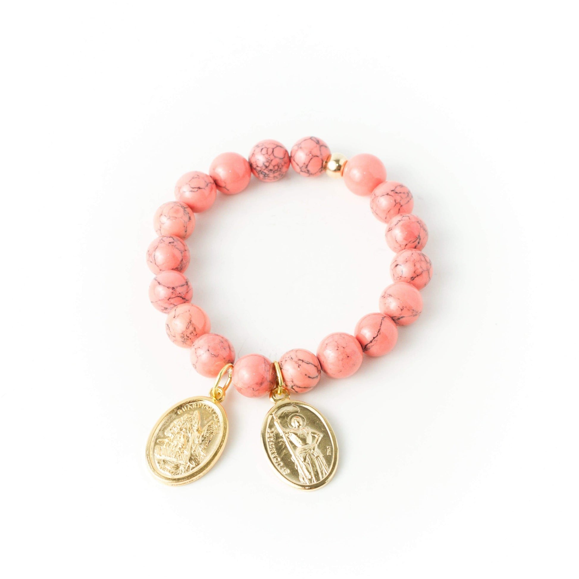 crystal-jewellery-for-gifts BRACELET GOLD | CORAL MAGNESITE