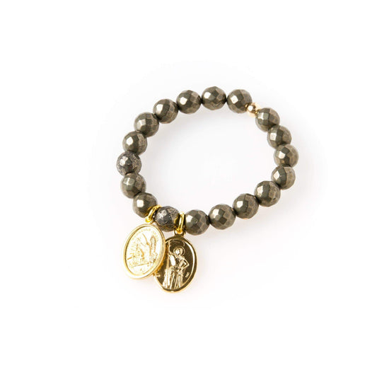 crystal-jewellery-for-gifts BRACELET GOLD | PYRITE