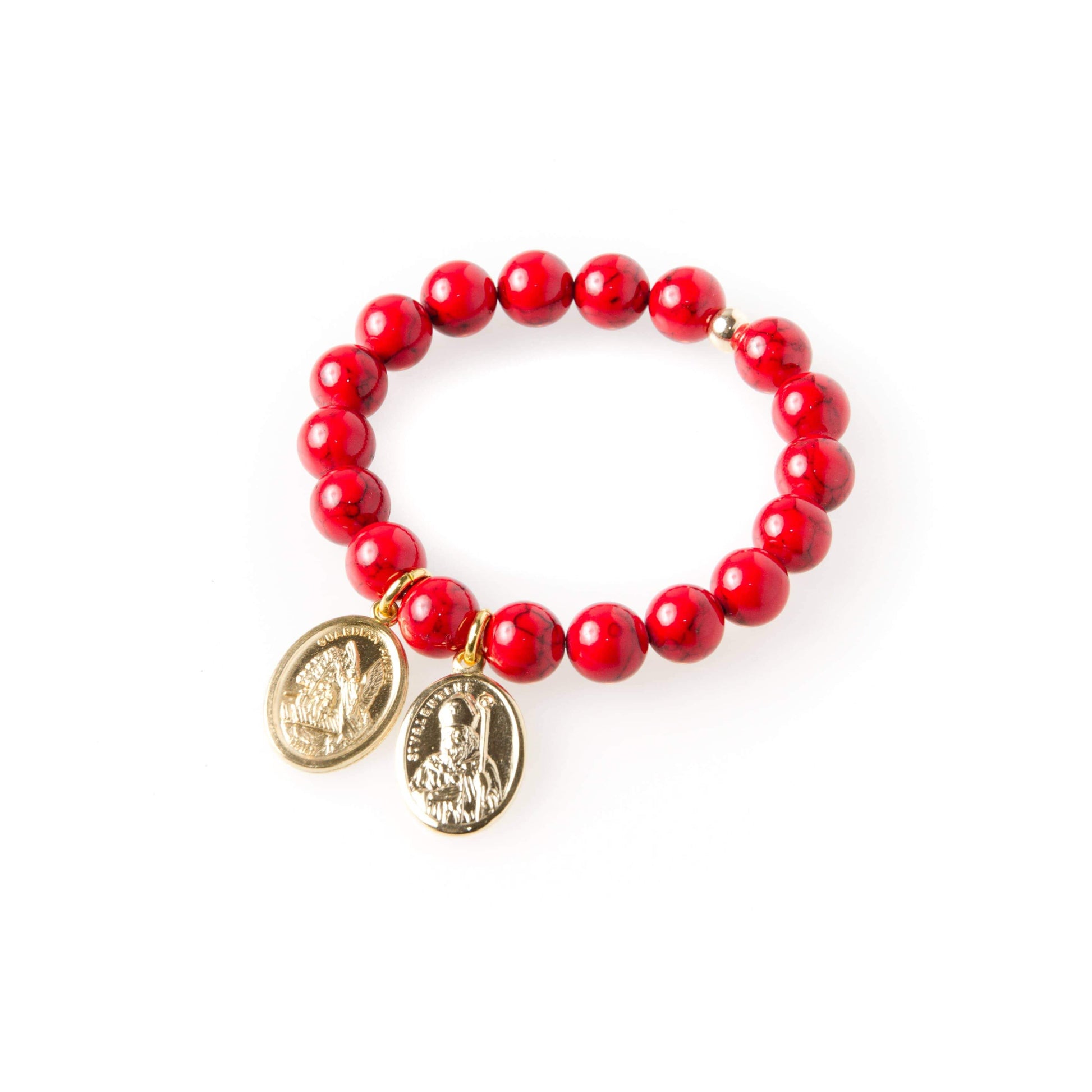 crystal-jewellery-for-gifts BRACELET GOLD | RED MAGNESITE | LIMITED EDITION