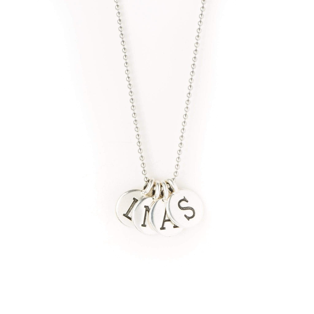 crystal-jewellery-for-gifts INTITAL NECKLACE | SILVER