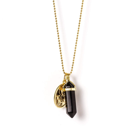 crystal-jewellery-for-gifts PENDANT NECKLACE GOLD | ONYX